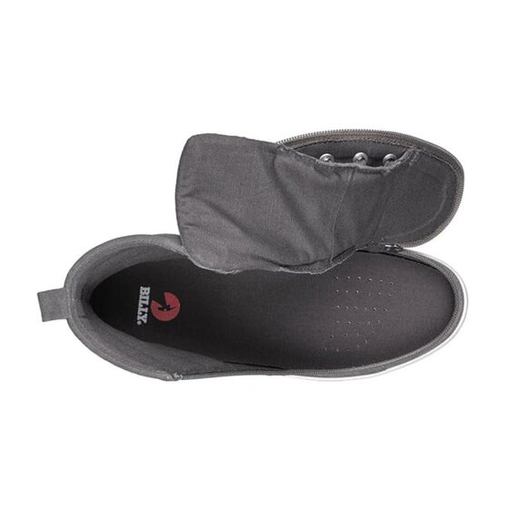 NEW Billy Footwear Men Ten9 Adaptive Hi-Top Gray Suede Sneakers Size 10 M KF274 - Picture 5 of 7